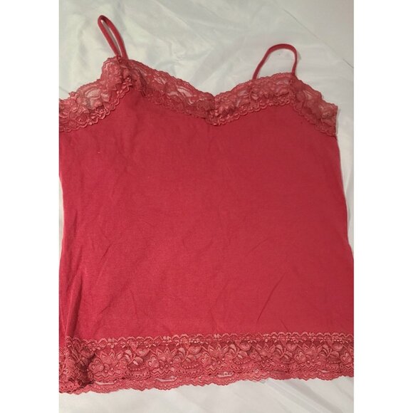 Y2K Van Heusen Womens Medium Tank Top 3-Pack Lace Neck Cami Spaghetti Strap - Picture 7 of 13